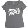 must go faster 2 Women's Triblend Scoop T-shirt