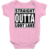 straight outta loot lake Baby Bodysuit