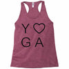 yoga heart Racerback Tank