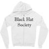 black hat society Zipper Hoodie