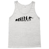 evolution of snooker or pool ape to player mens black new t shirt top Tank Top