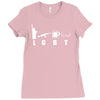 liberty gun beer Ladies Fitted T-Shirt