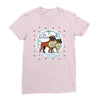 my boxers are my babies Ladies Fitted T-Shirt