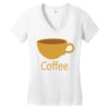 coffee (4) Women's V-Neck T-Shirt