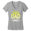 proud dad nurse Women's V-Neck T-Shirt