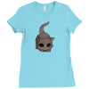 cute cat Ladies Fitted T-Shirt
