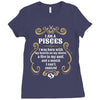 i am a pisces Ladies Fitted T-Shirt