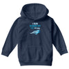 i run to burn off the crazy Youth Hoodie