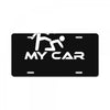 dont touch my car License Plate