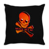 skull squad Throw Pillow
