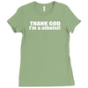 atheist atheism Ladies Fitted T-Shirt