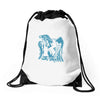 house of eagle Drawstring Bags