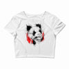 panda roar scratch Crop Top