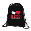 Texas Loves Beto Drawstring Bags