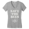 save the bees (2) Women's V-Neck T-Shirt