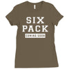 Six Pack Coming Soon Ladies Fitted T-Shirt