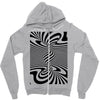 optical illusion Zipper Hoodie