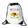 ls mug found missing piece Drawstring Bags