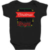 may your christmas be merry &amp; bright Baby Bodysuit