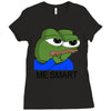 Pepe The Frog Ladies Fitted T-Shirt