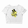 triceratop hat Crop Top