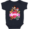 paw patrol birthday girl Baby Bodysuit