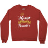 kings are born in november Crewneck Sweatshirt