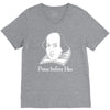 prose before hos  funny william shakespeare joke comedy rude V-Neck Tee