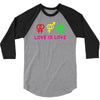 love is love 3/4 Sleeve Shirt