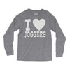 i love jogging Long Sleeve Shirts