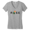Rose Women's V-Neck T-Shirt