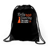 belly dancing only harder Drawstring Bags