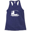 stolzer lkw fahrer trucker disponent Racerback Tank