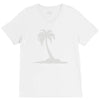 palm tree V-Neck Tee