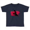 Wolf And Lady Toddler T-shirt