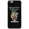 my body is a garden, not a graveyard black iPhone 6/6s Case