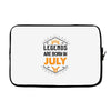 Legends are born in July Laptop sleeve