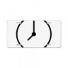 clock License Plate