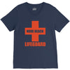 nude beach   lifeguard V-Neck Tee