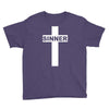 sinner christian god bible new Youth Tee