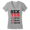 Sex Yes Please Women's V-Neck T-Shirt
