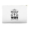 I Am One Blessed Wife Accessory Pouches