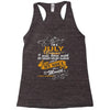 I'm a july woman I was born with my heart Racerback Tank