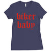 biker baby Ladies Fitted T-Shirt