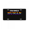 I'm Only Human License Plate