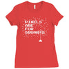 pixels are for squares Ladies Fitted T-Shirt