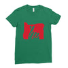hand love Ladies Fitted T-Shirt