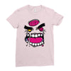 angry zombie Ladies Fitted T-Shirt