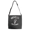 rockin' it old school bass Adjustable Strap Totes