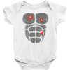 gunshot gorilla chest tee Baby Onesie